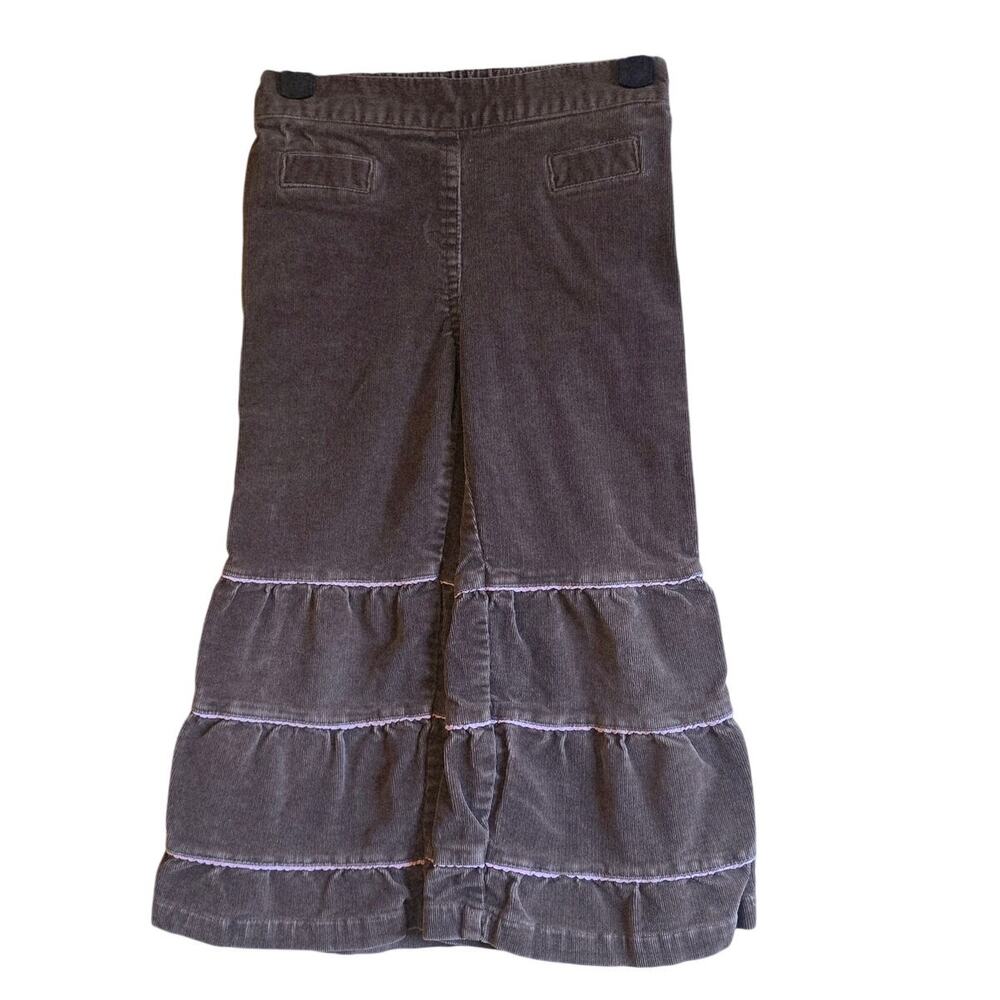 One Kid brown tiered corduroy flare pants size 4t